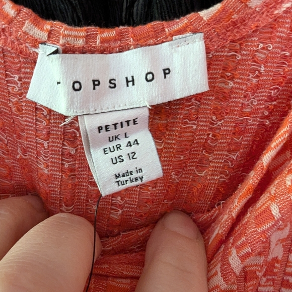 Topshop petite space dye cutout midi dress - Picture 4 of 5